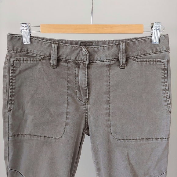 BCBG Max Azria Cargo Pants Size 27 Olive Colour - Picture 2 of 16